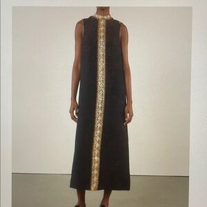 Nili Lotan NEW Sylvie embroidered dress sz 2